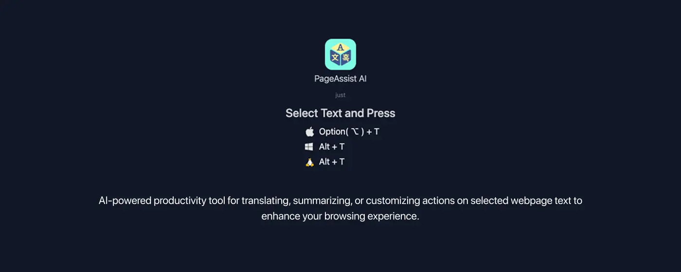 PageAssist screenshot 1